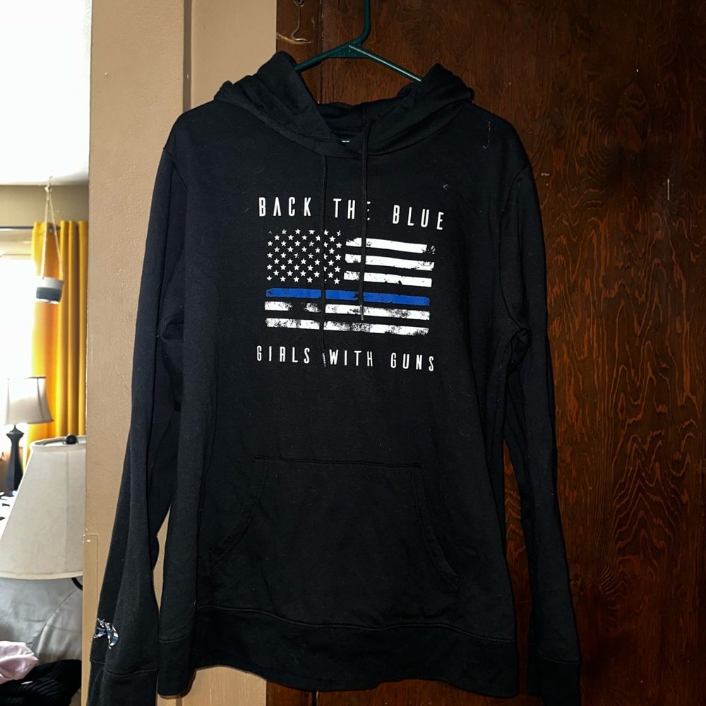 Back the Blue women’s sweatshirt